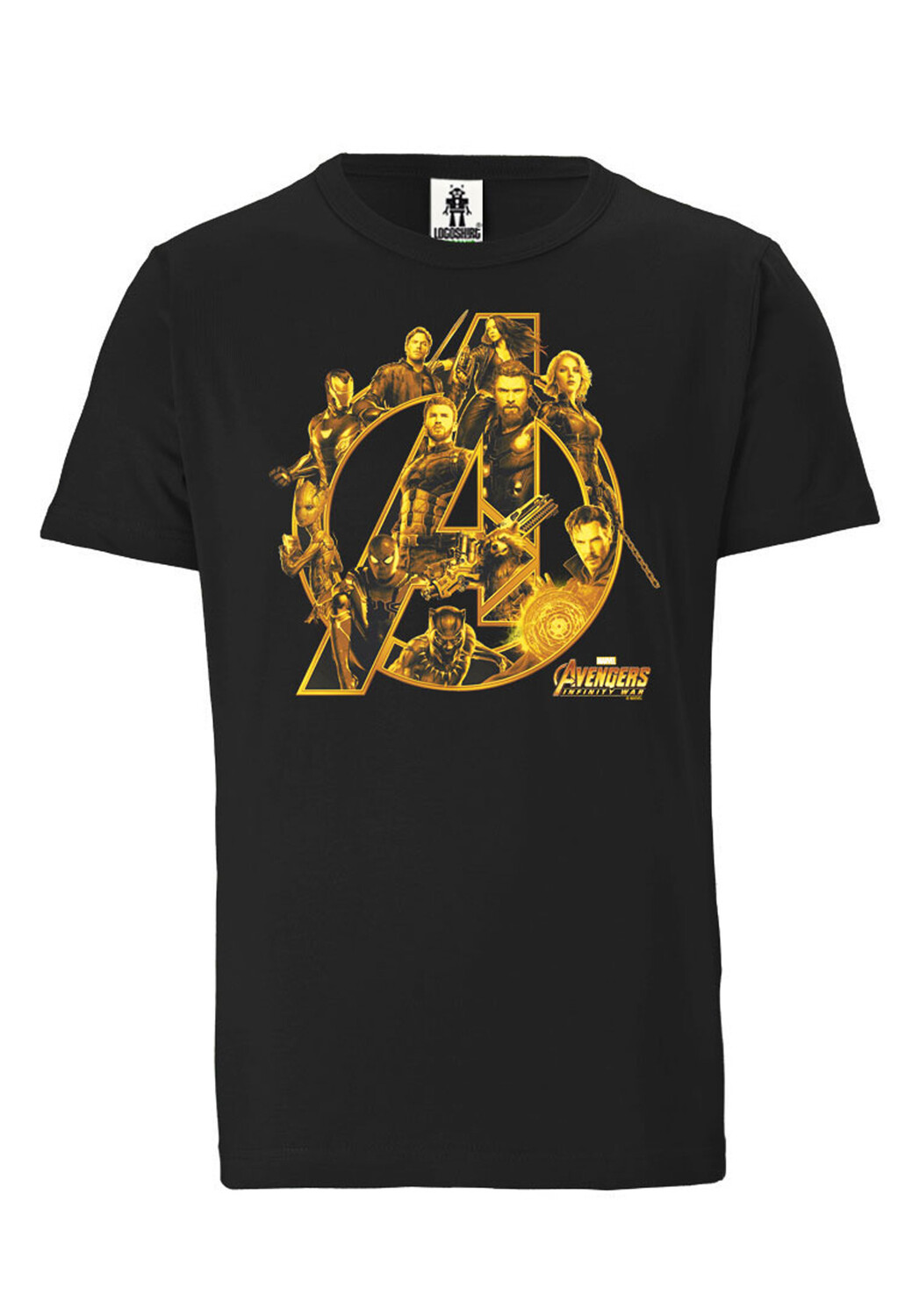 

Футболка Logoshirt Marvel Avengers Infinty War, черный