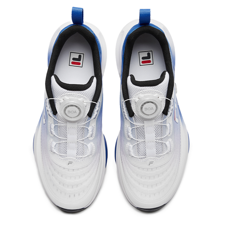 Детские кроссовки с низким верхом и многоцветной амортизацией Bullet Lightweight FILA KIDS, белый/синий — фото 4