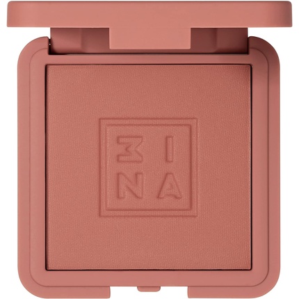 

3INA Makeup The Blush 503 Телесная пудра Румяна Натуральный шелковистый финиш Светящаяся прессованная минеральная пудра Румяна для щек Осветляющая Сборка Стойкая формула Веганский Без тестирования на животных