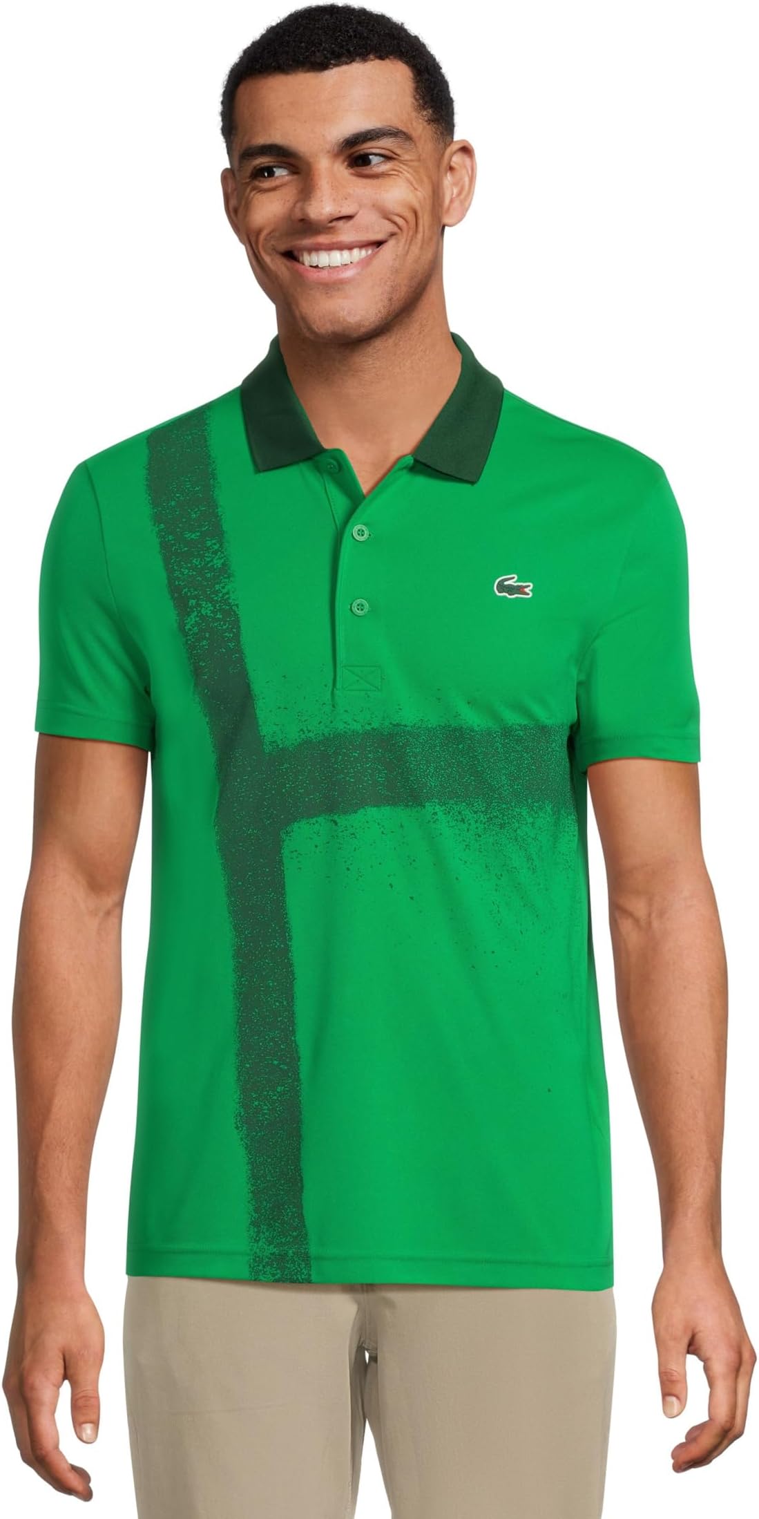 

Футболка Lacoste Regular Fit Novak Fan Version Polo, зеленый