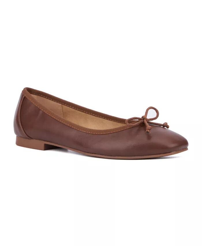

Женские балетки Paulina New York & Company, коричневый
