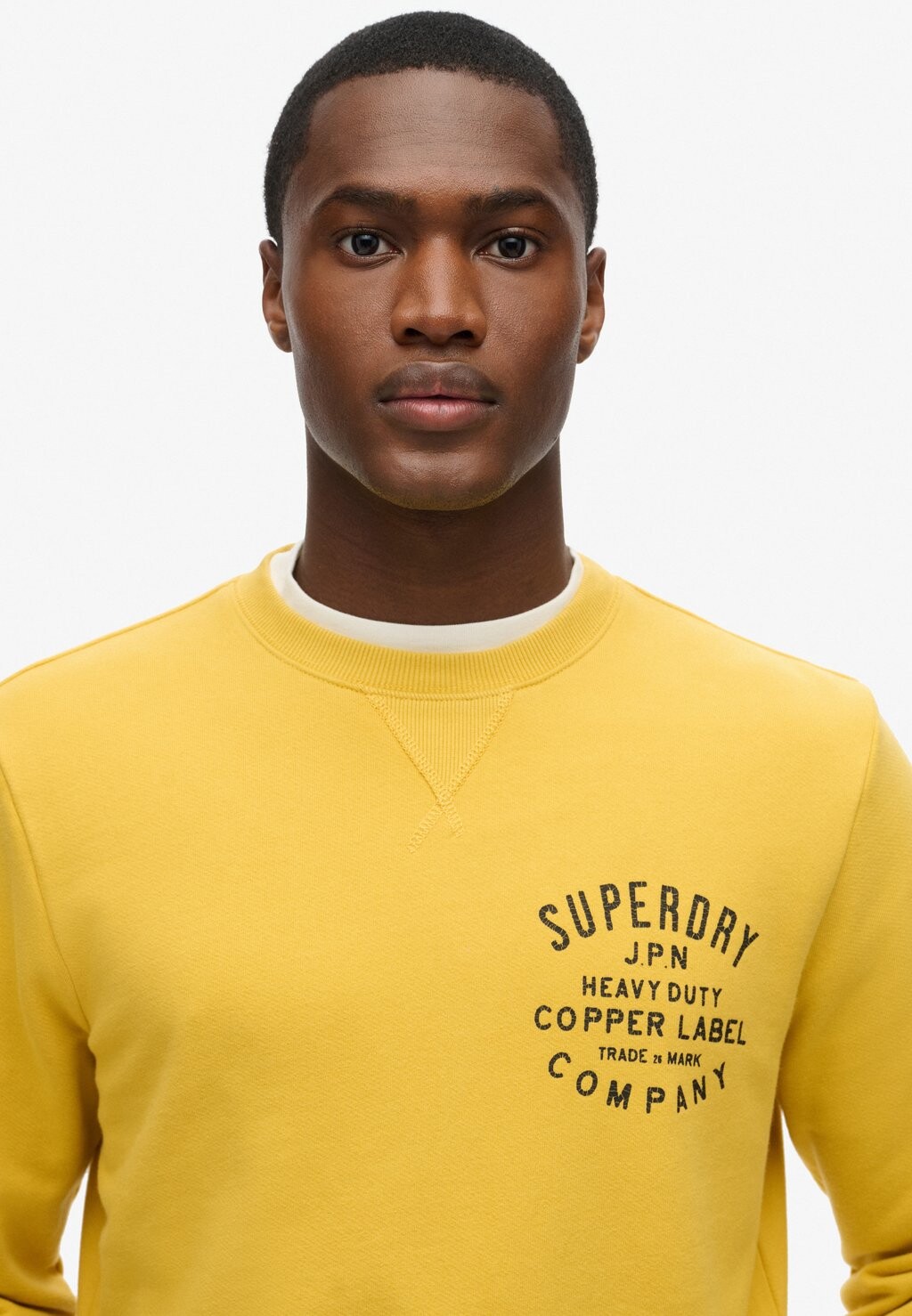 

Толстовка COPPER LABEL GRAPHIC CREW Superdry, желтый