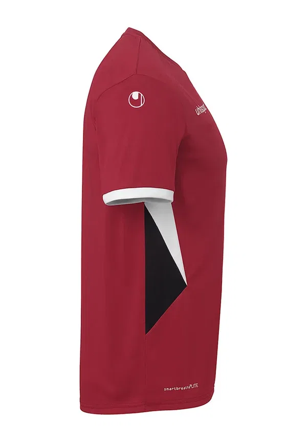 Футболка тренировочная Uhlsport Equipe 29 Sports, бордовый черный белый — фото 4