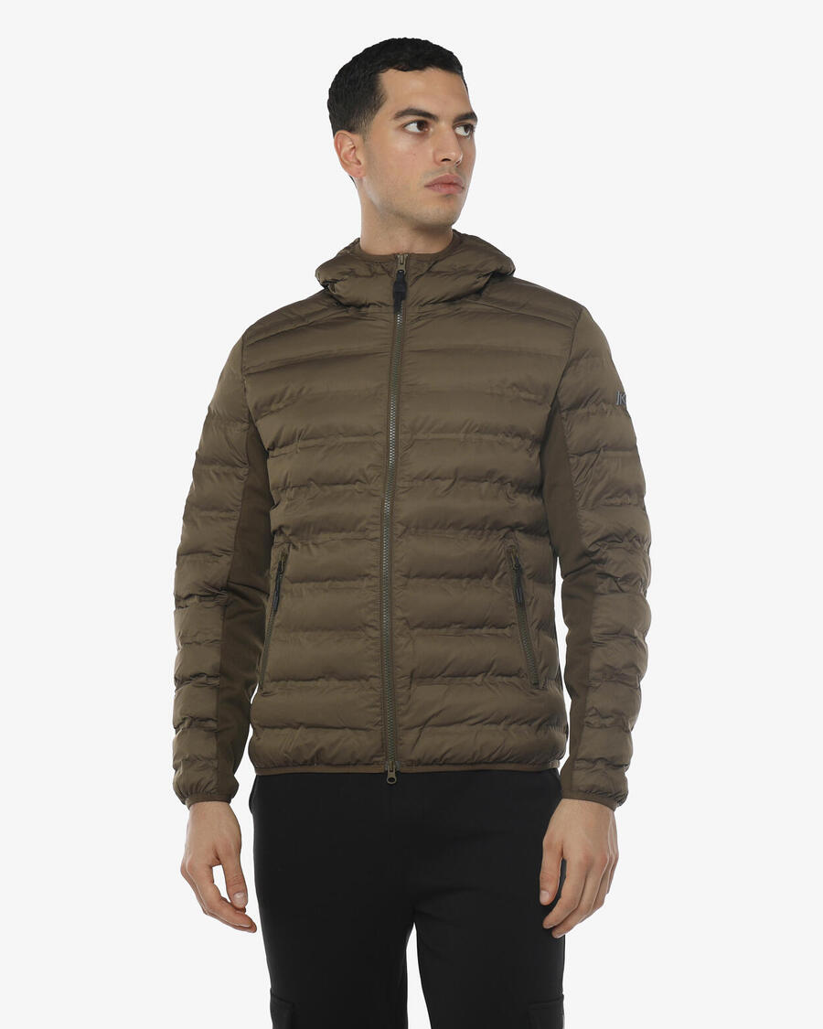 

JAKED Мужская синтетическая фитнес-куртка милитари-зеленого цвета