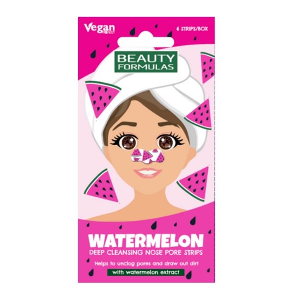 

Beauty Formulas Deeply Cleansing Watermelon Nose Strips 6 шт.