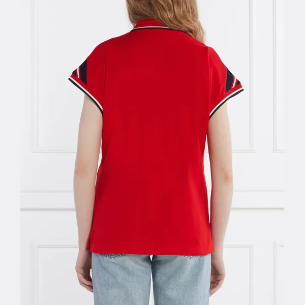 Рубашка поло стандартного кроя Tommy Hilfiger, красный — фото 3