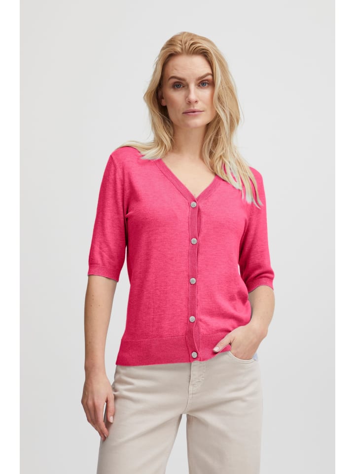 

Кардиган PULZ Jeans, розовый