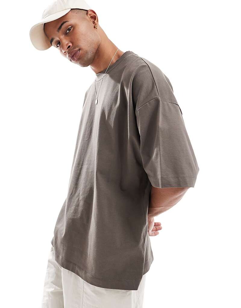 

ASOS DESIGN – футболка оверсайз цвета хаки