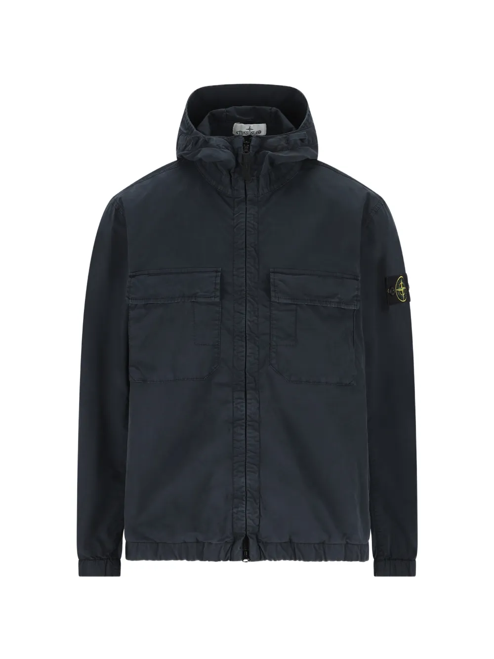 

Куртка с капюшоном и карманами Stone Island, синий