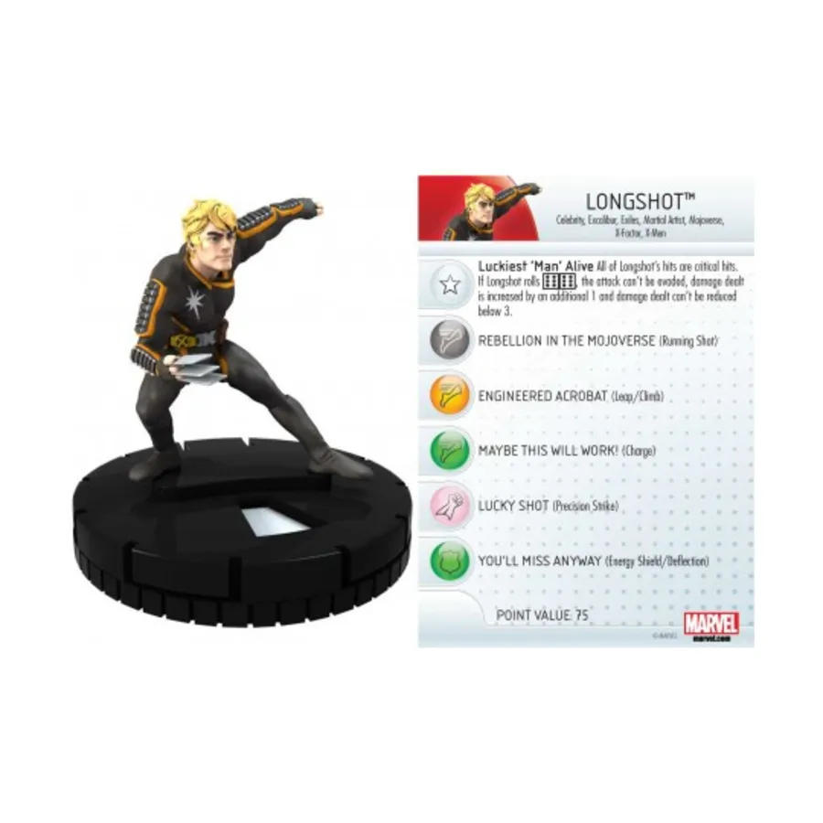 

Длинный выстрел (С), Marvel HeroClix - Wolverine and the X-Men - Singles