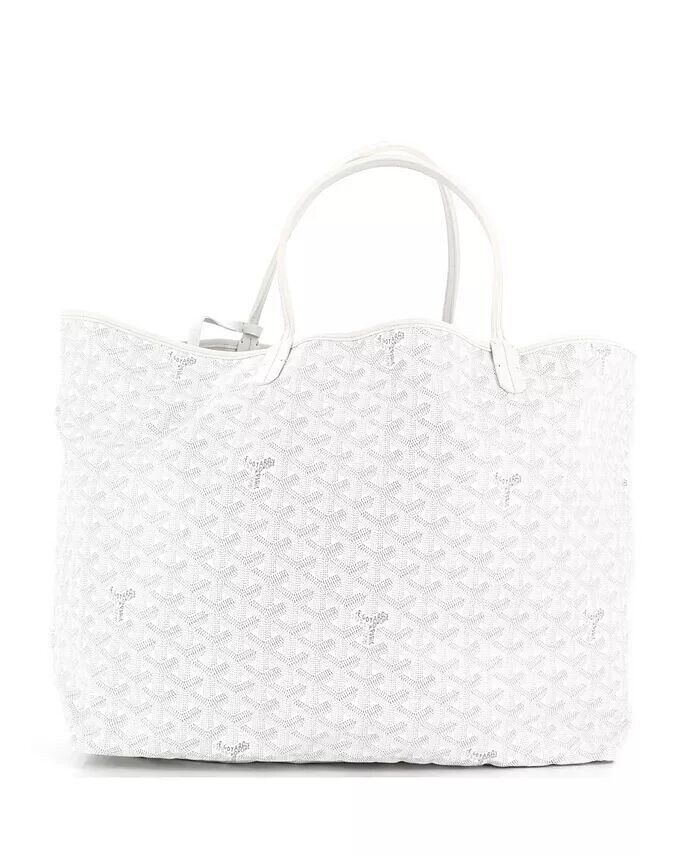 

Сумка-тоут GM Saint Louis с покрытием из холста Pre-Owned Goyard, белый