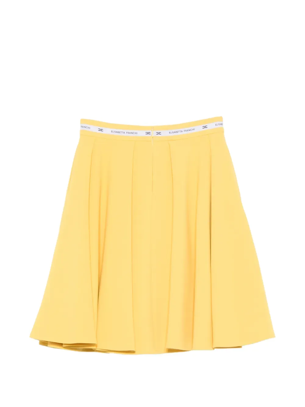 Юбка с поясом с логотипом Elisabetta Franchi La Mia Bambina, желтый — фото 2