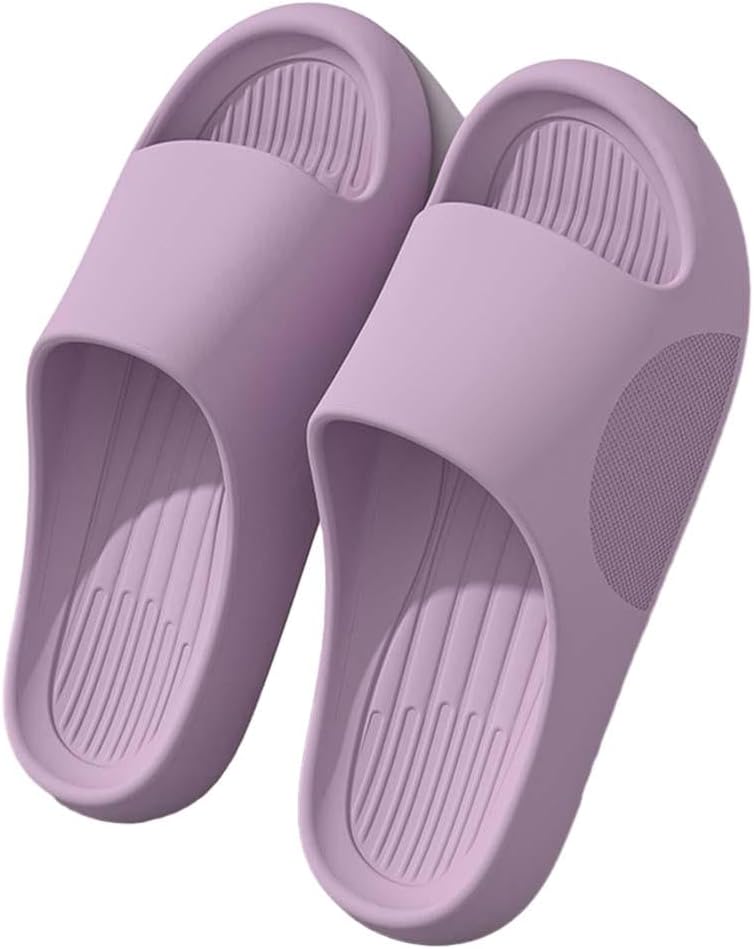 

Женские и мужские домашние тапочки HMBLAW, мягкая подошва для пар, популярный стиль, противоскользящие дышащие сандалии, шлепанцы для душа и ванной для взрослых пар, для дома и улицы (Размер: EU 36-37, Цвет: черный)