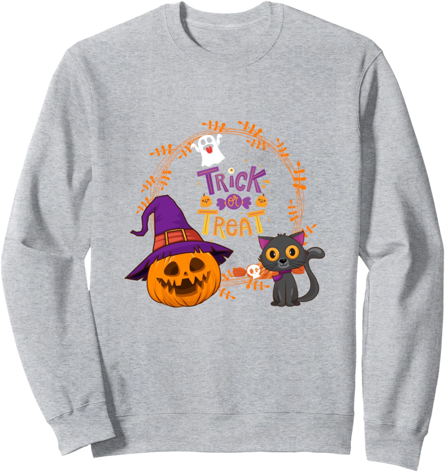 

Забавная толстовка с тыквой на Хэллоуин Spooky Halloween Fun, серый