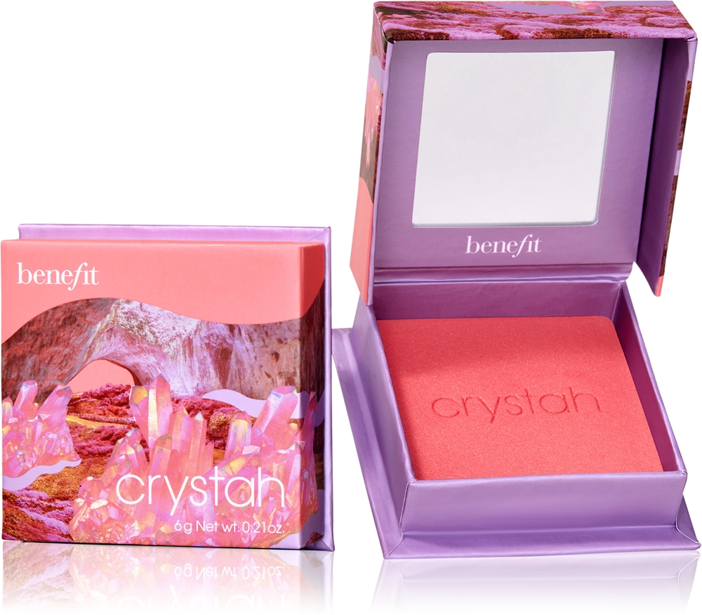 

Пудровые румяна Crystah Wanderful World Benefit, atspalvis strawberry pink 6 гр