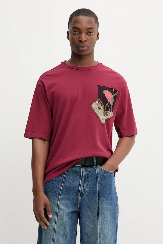 

Хлопковая футболка COMO Desigual, красный
