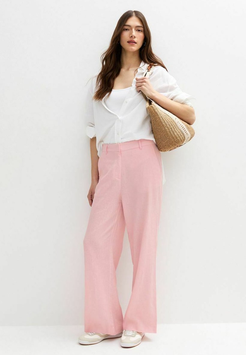 

Брюки LINEN BLEND WIDE LEG New Look, цвет Mid Pink