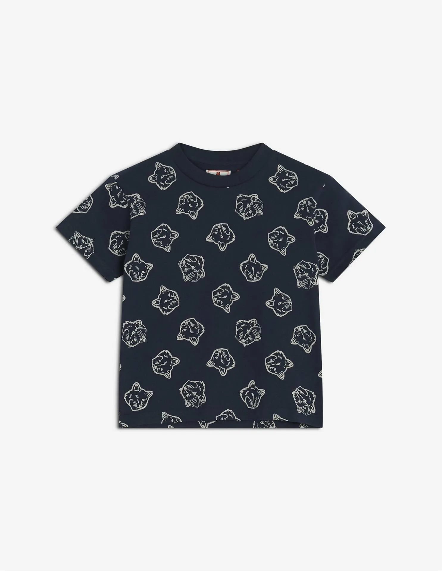 Детская футболка MK x HUNTER FOX HEADS Maison Kitsune, NIGHT SKY/WHITE