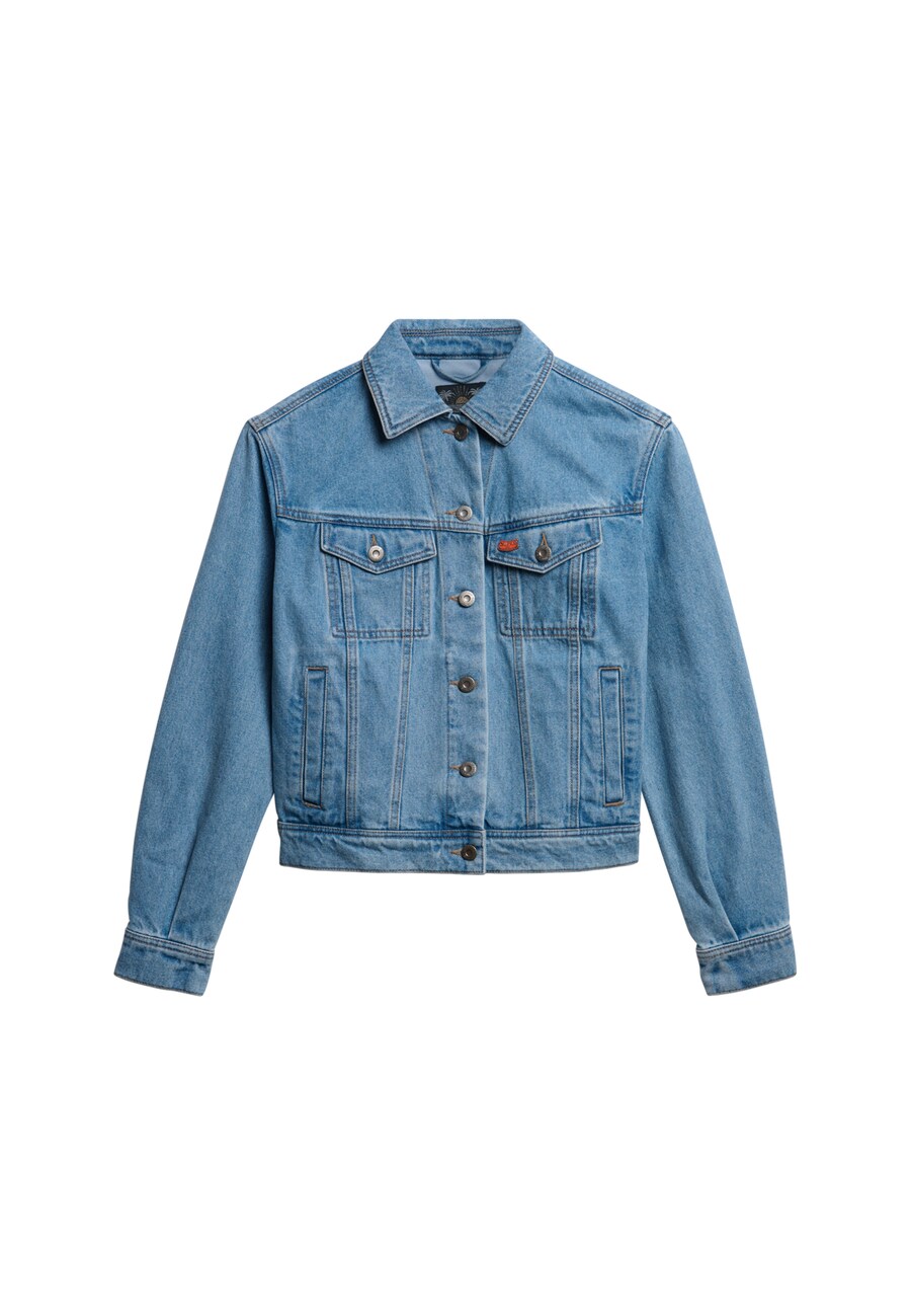 

Куртка межсезонная Superdry, синий деним