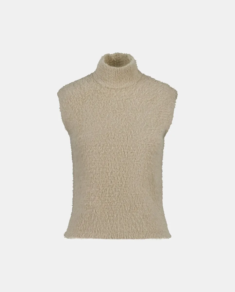 

Женский свитер без рукавов с пайетками Easy Wear, цвет Visón claro