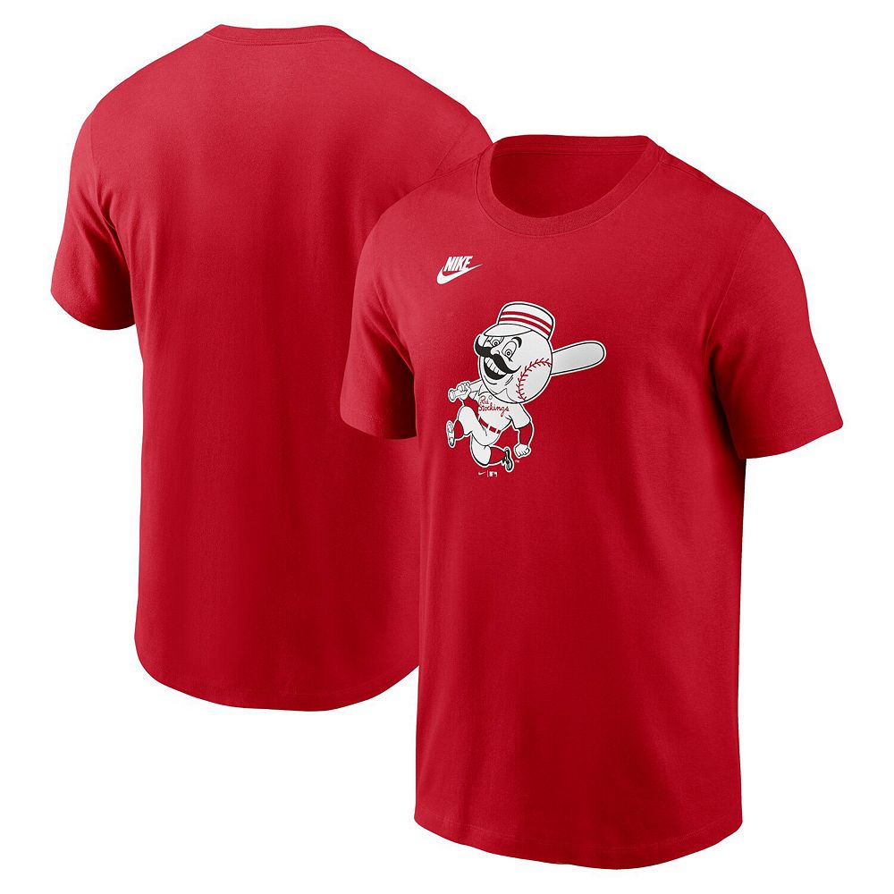 

Мужская красная футболка с логотипом команды Nike Red Cincinnati Reds Cooperstown Collection, цвет Red Red