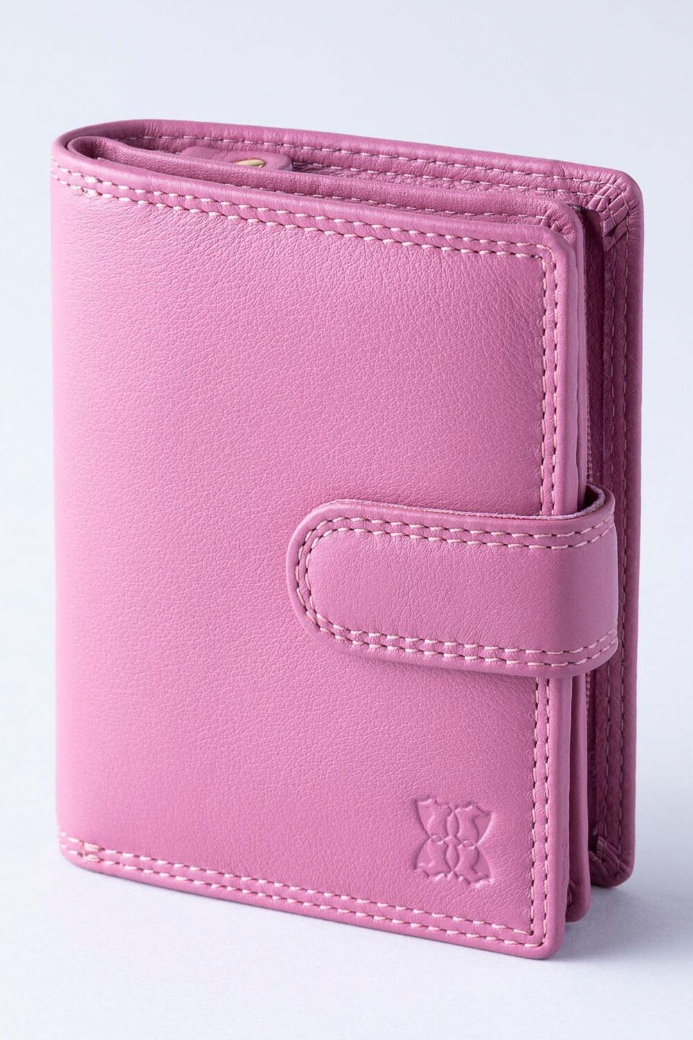 

Маленький кожаный кошелек Lakeland со складками Lakeland Leather, розовый