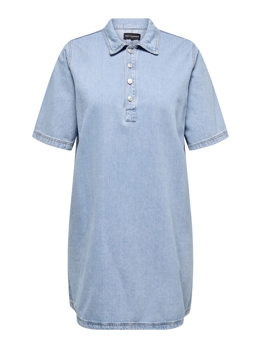 

Платье рубашка ONLY Carmakoma Shirt Dress CARGRY, светло-синий