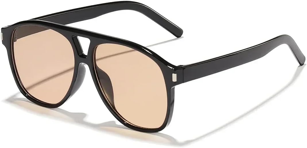 

Солнцезащитные очки с защитой UV400 | Double Bridges Black Tea | для женщин и мужчин, для занятий спортом на открытом воздухе и вождения (чай «Шампанское») LXLHWN, Black Light Tea