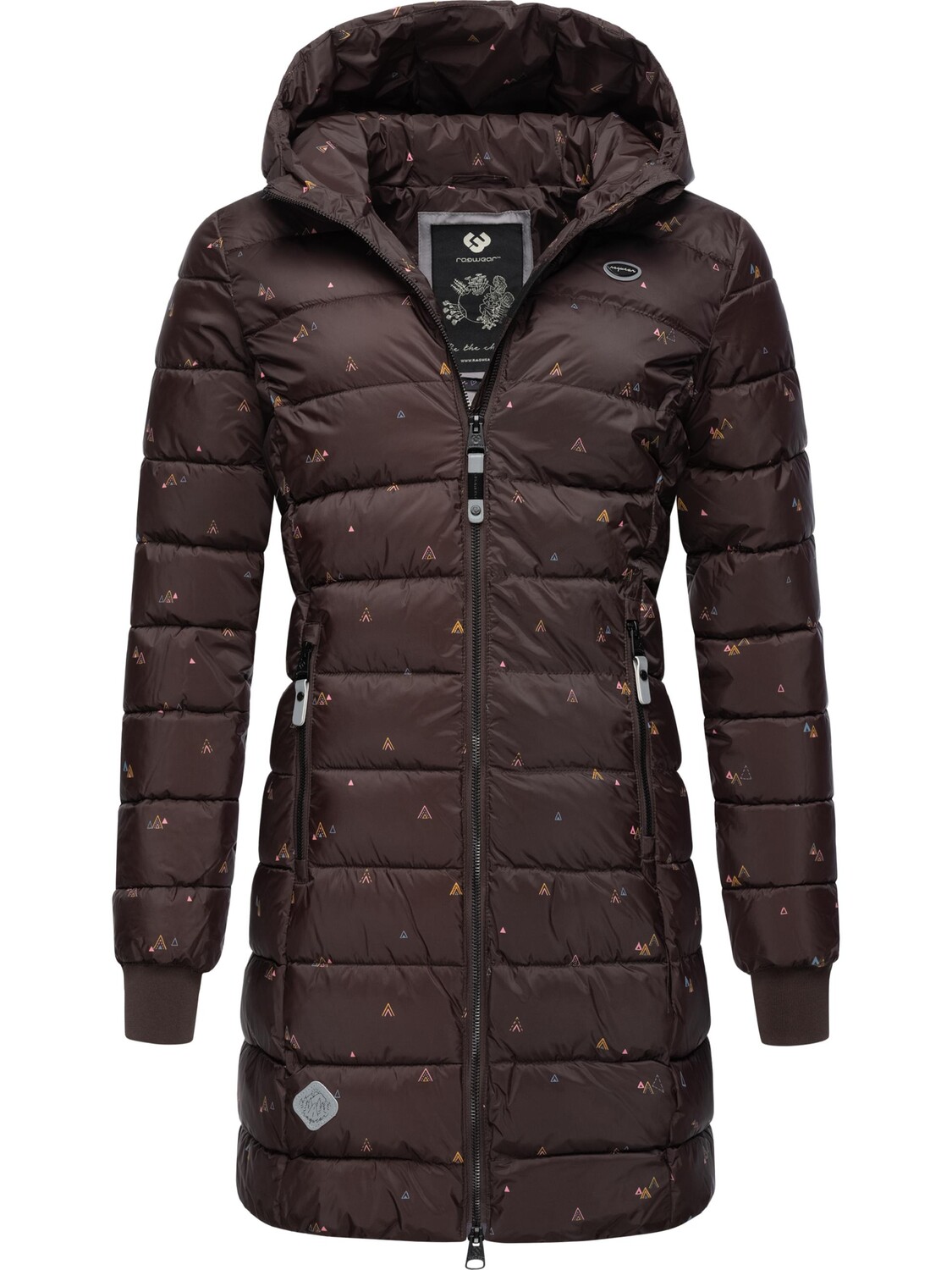 

Пуховик ragwear Steppjacke Tiasa Long, цвет Dark Choco