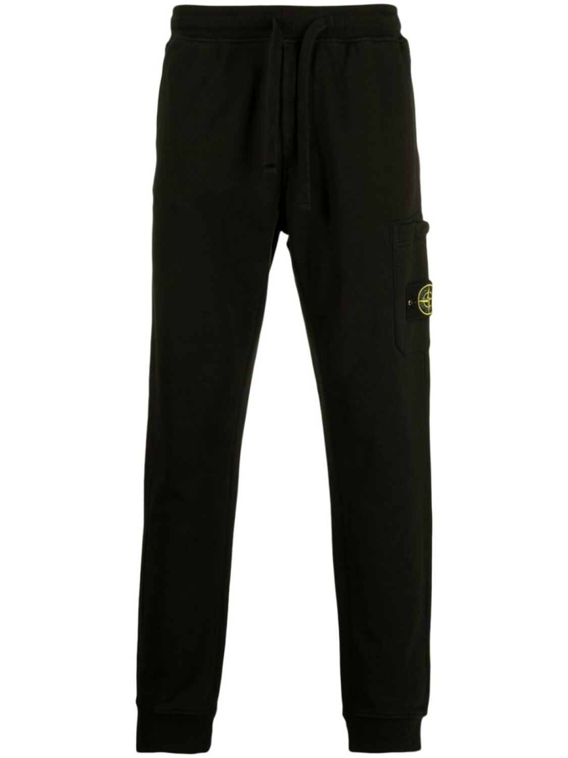 

Stone Island спортивные брюки с вышитым логотипом, черный