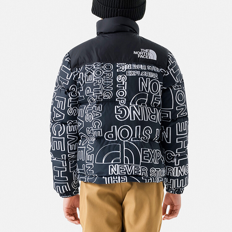 Детские пуховики/жилеты The North Face, цвет Print — фото 3