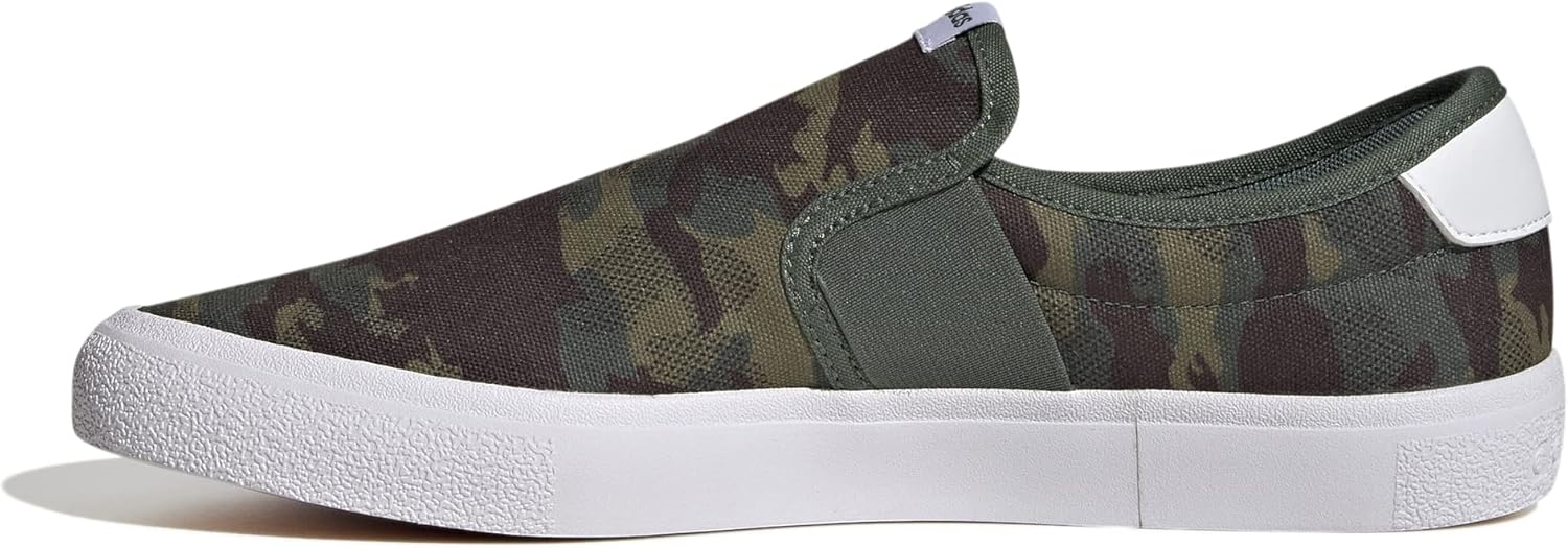 

Слипоны Adidas Vulcraid3r Slip on (унисекс для взрослых), белый/зеленый