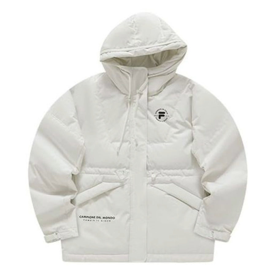 

Куртка (WMNS) FILA FUSION Hooded Down Jacket 'White', белый