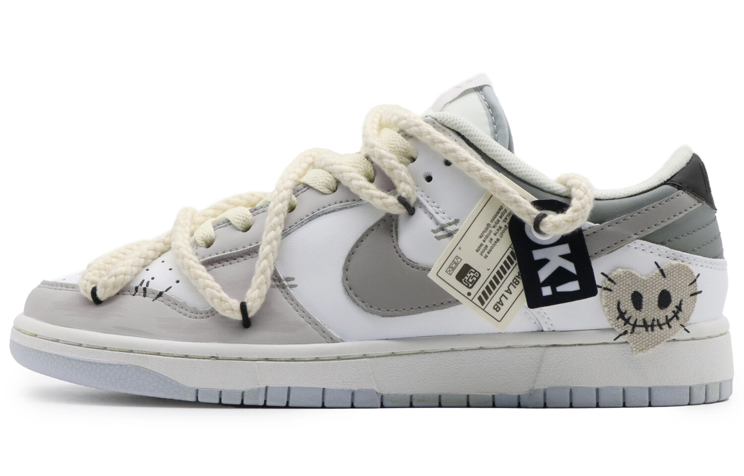 

Кроссовки Nike Dunk Skateboard Shoes Men Low-Top White Gray