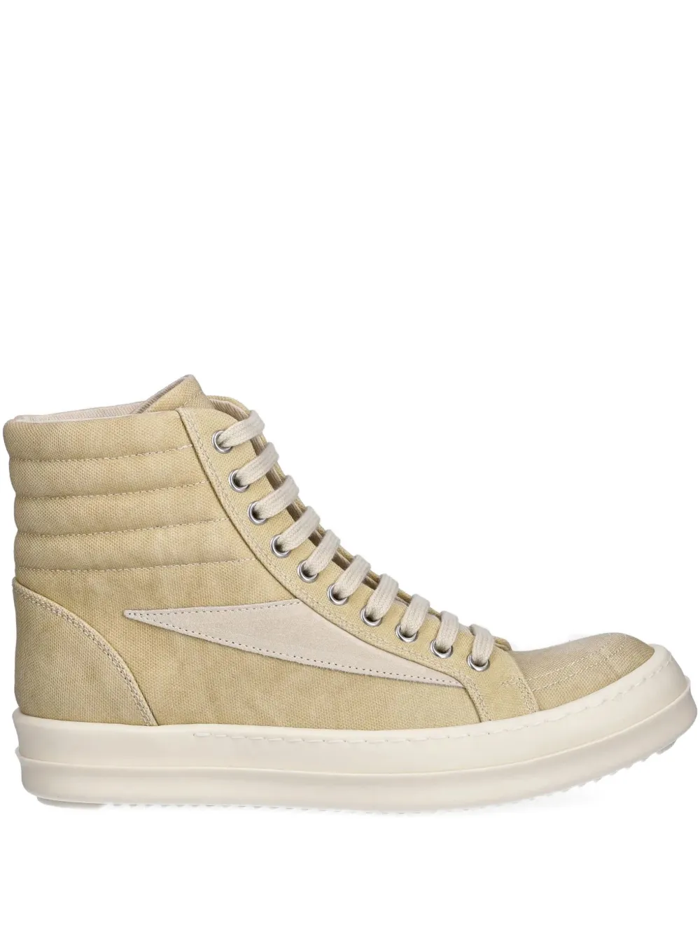 Винтажные высокие кеды Rick Owens DRKSHDW, нейтральный