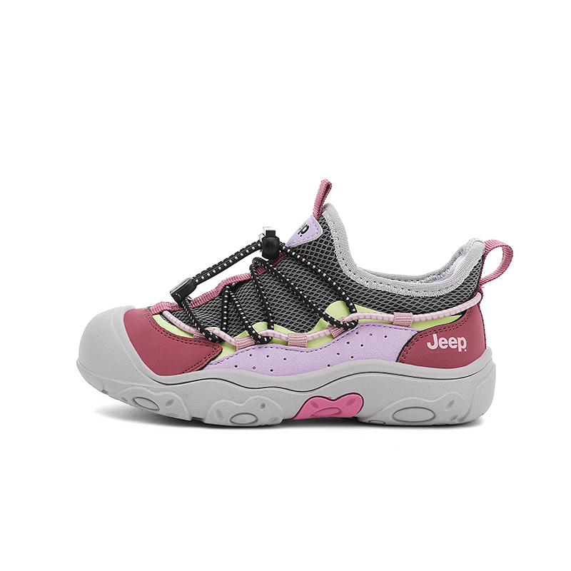 

Explorer 20 Slip Resistant Abrasion Resistant низкие повседневные кроссовки для детей Jeep, maroon/chess серый