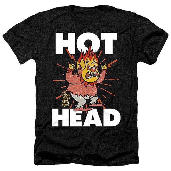 

Футболка The Year Without a Santa Claus Hot Head Adult Heather Licensed Character