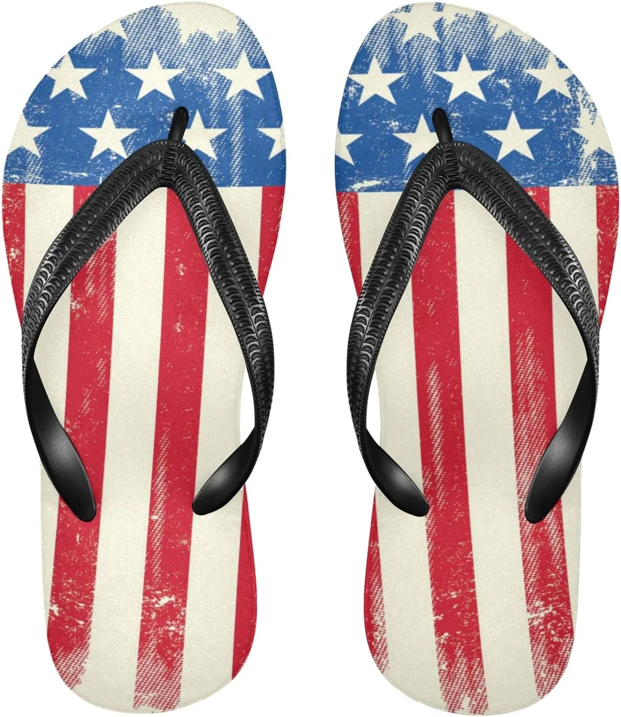 Сандалии с морскими мотивами Blueangle, Grunge American Flag