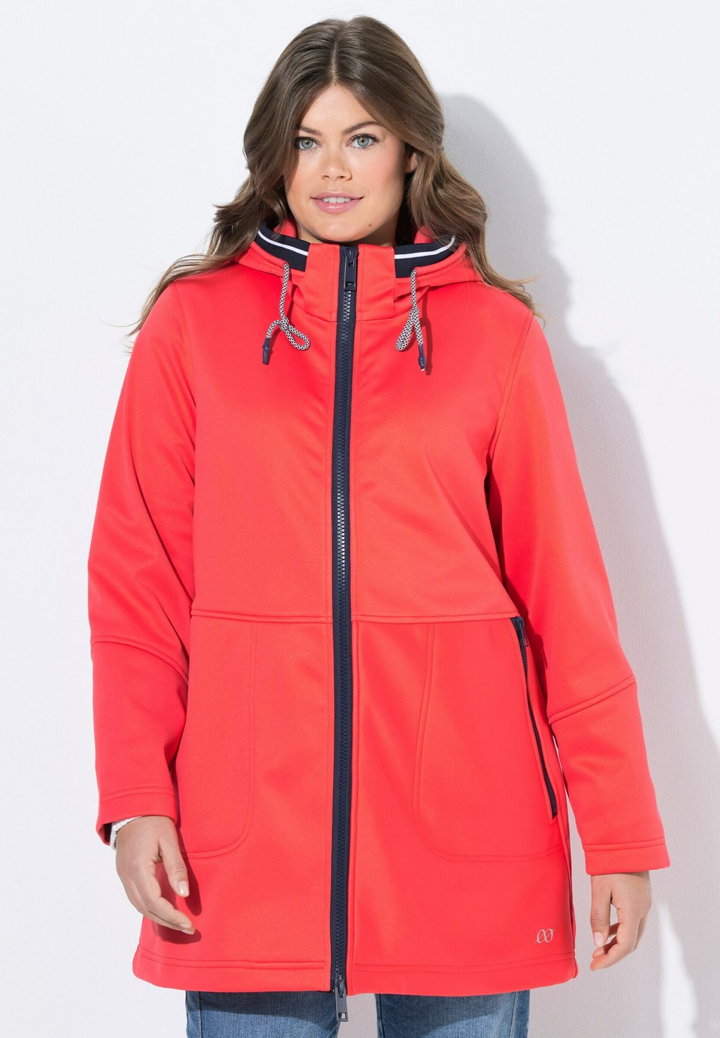 

Короткое пальто HOODED LAURASØN, светло-красный
