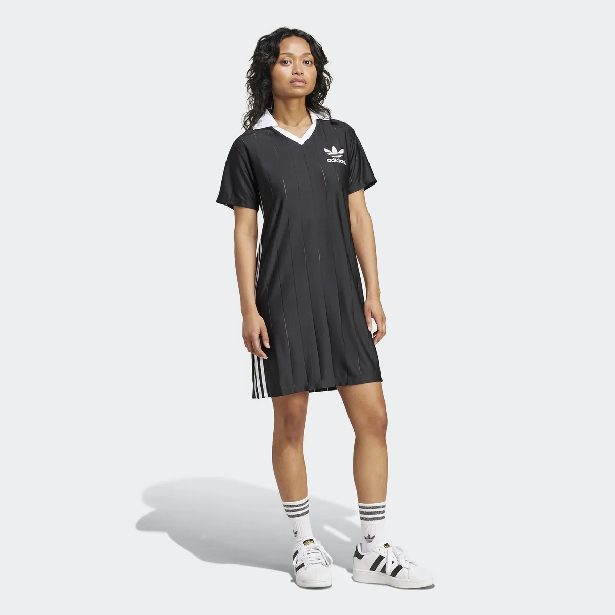 

Платье-рубашка Adidas Originals "3 S PNST DRESS" (1 шт.), черный