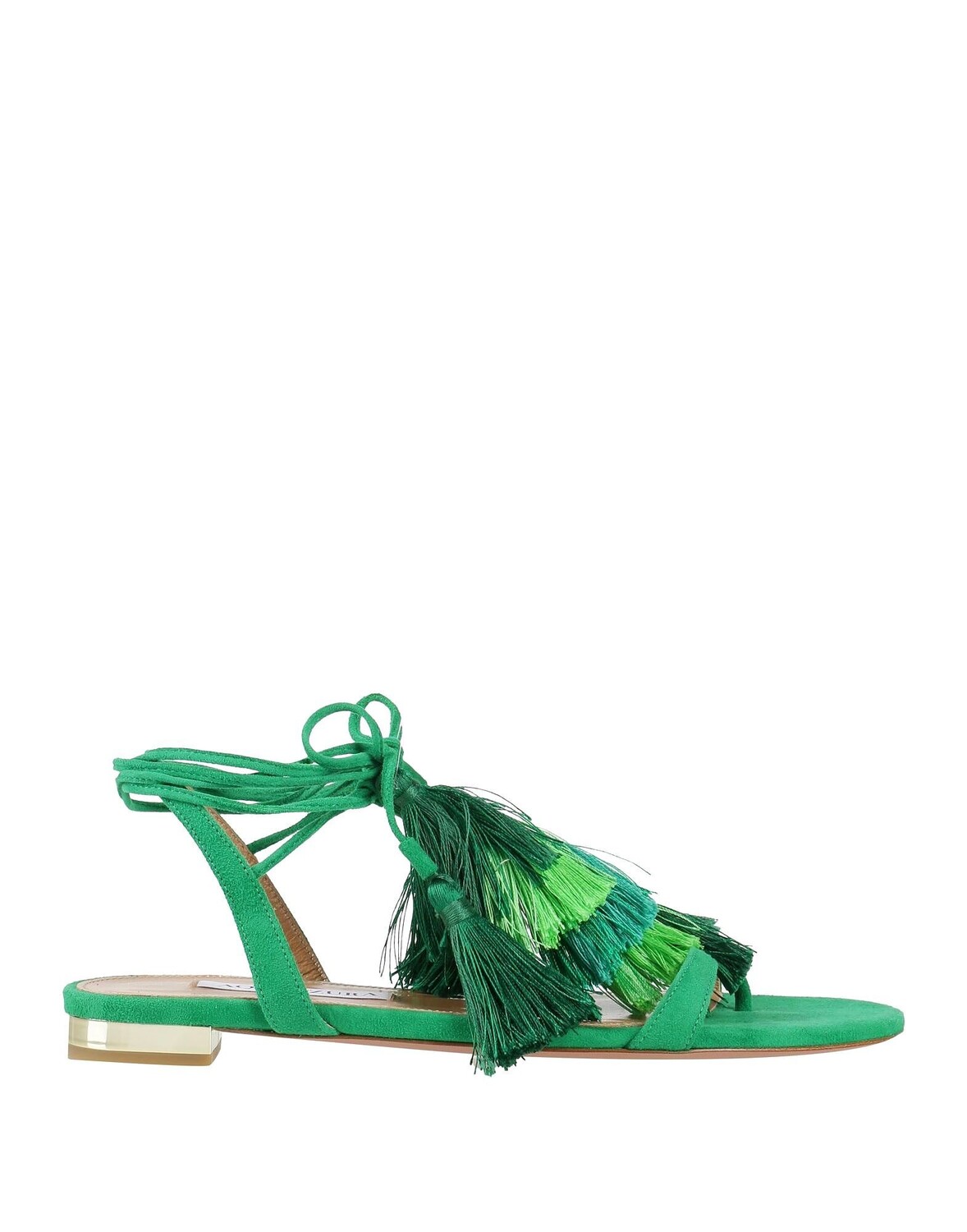 Сандалии Aquazzura, зеленый