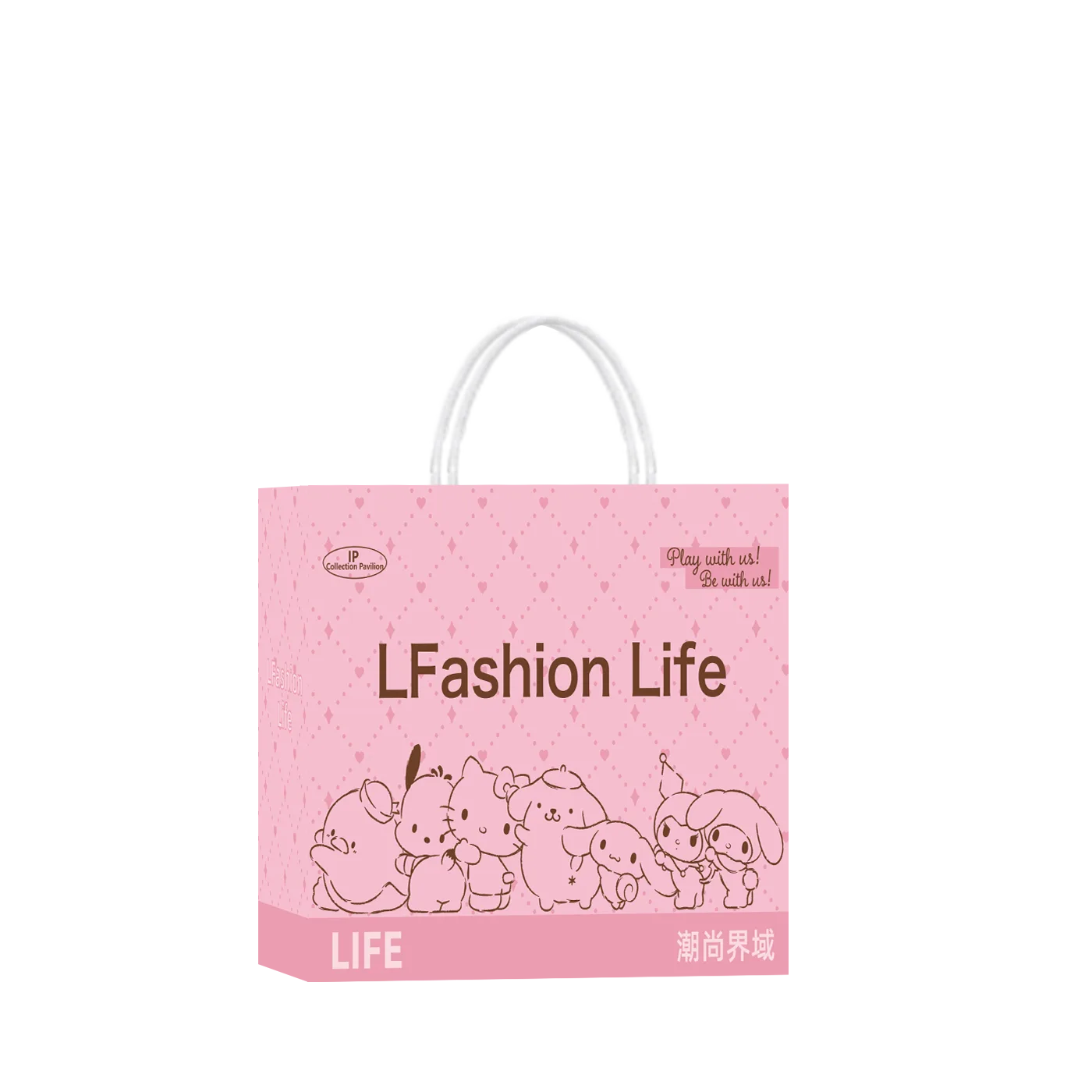 Акриловая заколка для волос Hello Kitty Sanrio, Large Hello Kitty Hair Clip-Beige — фото 3