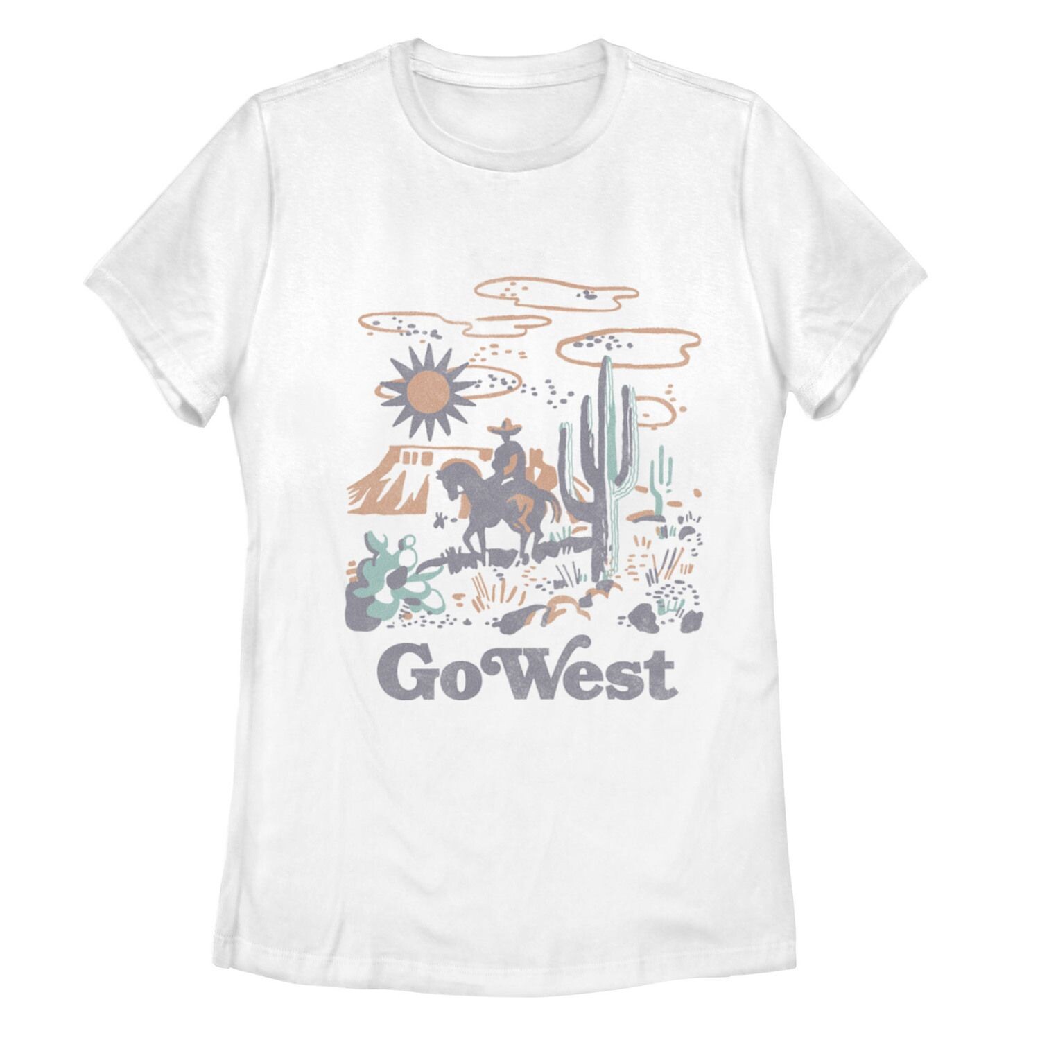 

Футболка с пейзажем для юниоров "Go West"