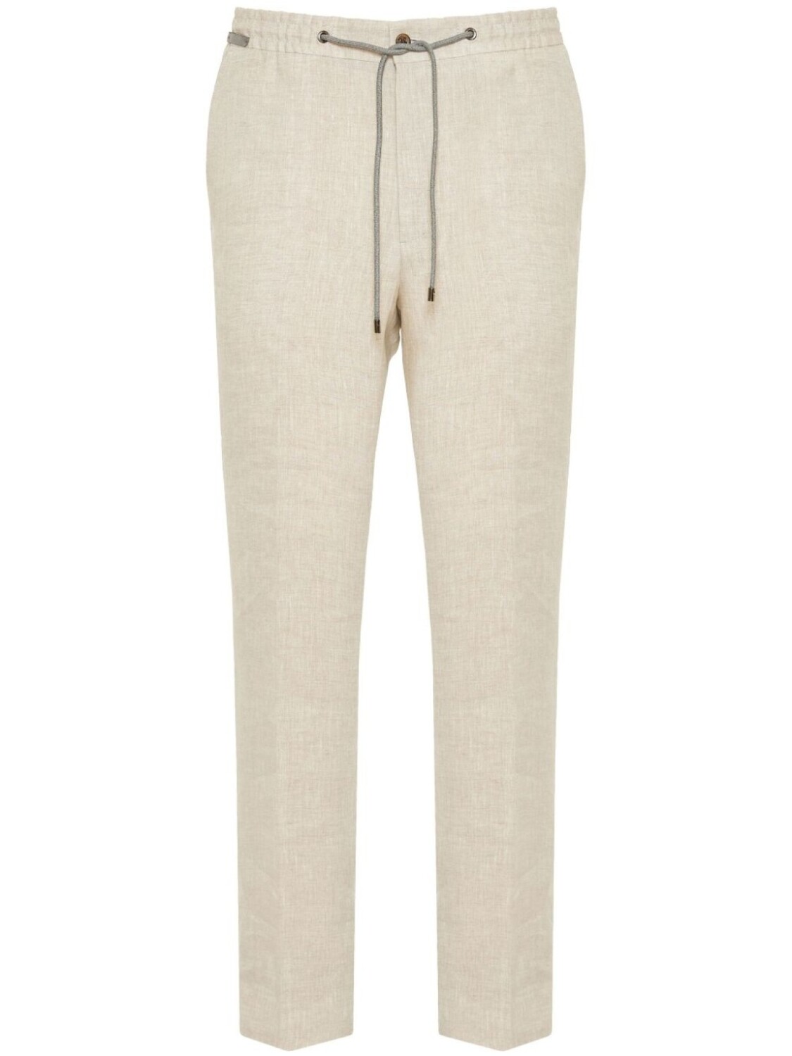 

Corneliani льняные брюки с кулиской, нейтральный цвет