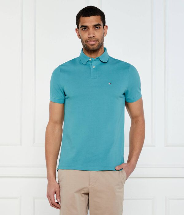 

Рубашка поло Regular fit Tommy Hilfiger, бирюзовый