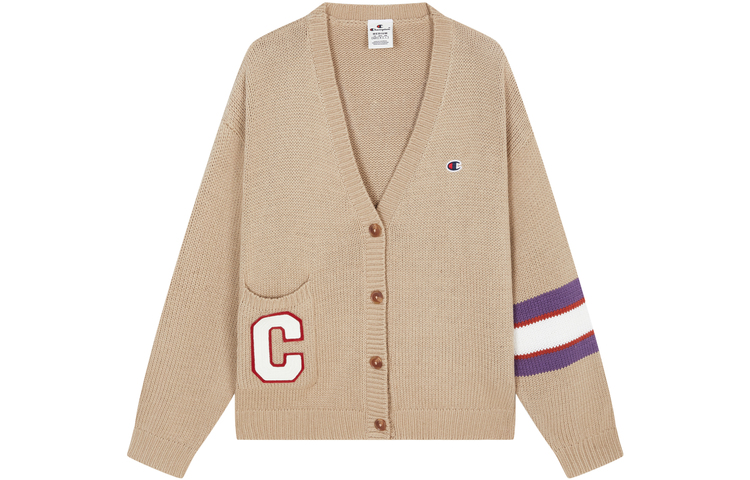 

Трикотажная футболка женская цвета хаки Champion