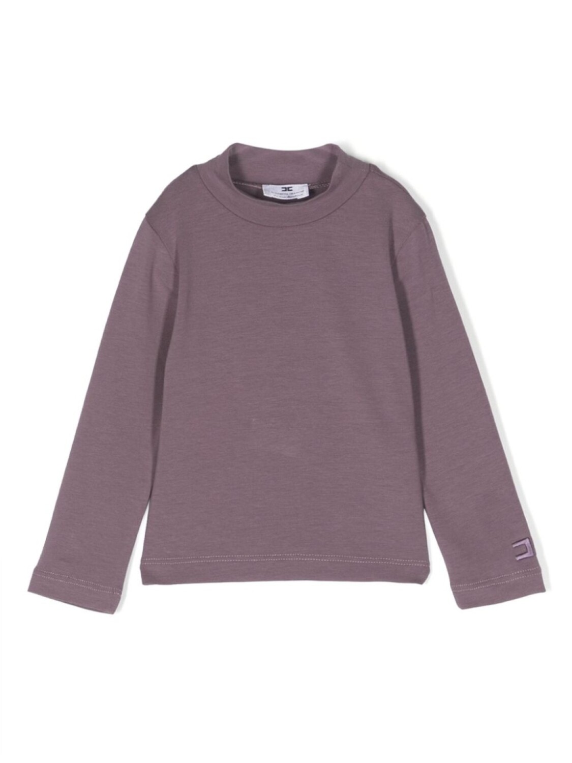 

Elisabetta Franchi La Mia Bambina толстовка с вышитым логотипом, фиолетовый