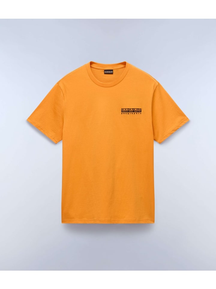 

Футболка S-Vignoni Back Ss оранжевого цвета Napapijri