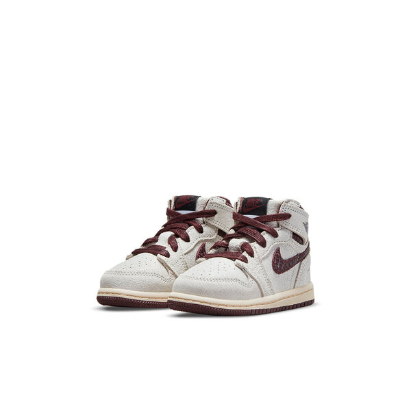 Кроссовки 1 высокие и xa ma maniere Air Jordan, серый — фото 3