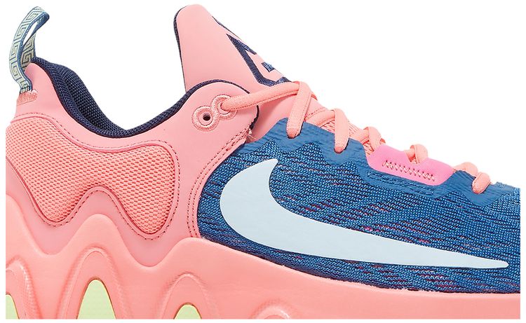 Кроссовки Nike Giannis Immortality 2 'Dark Marina Blue Laser Crimson', синий — фото 2